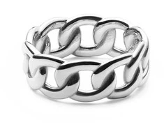 Daniel Wellington Elegant Chunky Chain Steel Ring DW0040084