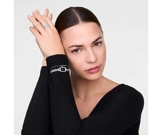 Daniel Wellington Elegantiškas vėrinys su kubiniais cirkoniais Mirella DW00401634
