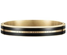 Daniel Wellington Elegantní pevný pozlacený náramek Emalie Infinite DW0040030