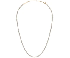 Daniel Wellington Blizgantis bronzinis karoliai su kristalais Classic Tennis DW00400390