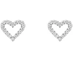 Daniel Wellington Glittering steel earrings Heart with cubic zirconia Mirelle DW00401610