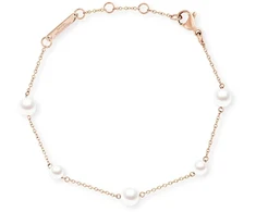 Daniel Wellington Gold-plated bracelet with Swarovski pearls Pearl Step DW00402108