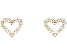 Daniel Wellington Gold-plated earrings Heart with cubic zirconia Mirelle DW00401608