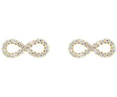 Daniel Wellington Gold-plated Infinity earrings with cubic zirconia Mirelle DW00401614