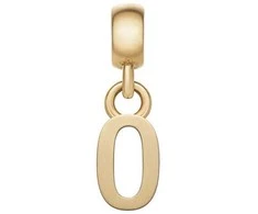 Daniel Wellington Auksu padengtas pakabukas su raide „O“ DW00400498