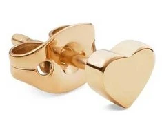 Daniel Wellington Auksuotas vienas auskaras Heart DW00400867