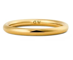 Daniel Wellington Paauksuotas unisex plieno žiedas „Arch DW0040190“