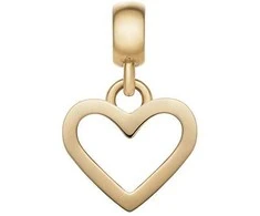 Daniel Wellington Širdies formos pakabukas iš paauksuoto plieno Charms DW00400433