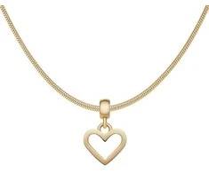 Daniel Wellington Širdies formos pakabukas iš paauksuoto plieno Charms DW00400433