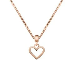 Daniel Wellington Širdies formos pakabukas iš paauksuoto plieno Charms DW00400428