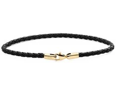 Daniel Wellington Juodas braided leather bracelet Sheffield Daniel DW004017