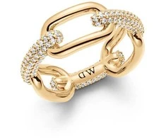 Daniel Wellington Prabangus auksu dengtas žiedas Crystal Link DW0040059