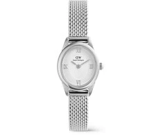 Laikrodis Daniel Wellington Ophelia Mini Mesh Baltas Sidabrinis DW00100938
