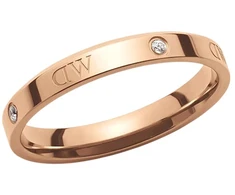 Daniel Wellington Originalus bronzinis žiedas su kristalais Classic Lumine DW004002