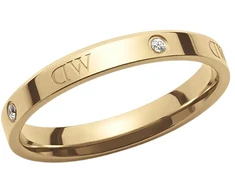 Daniel Wellington Originalus paauksuotas žiedas su kristalais „Classic Lumine DW0040028“