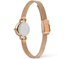 Moteriškas laikrodis DANIEL WELLINGTON Petite Mini Rose Gold Stainless Steel 19mm DW00100744 + BOX (zw523c)