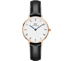 Laikrodis Daniel Wellington smulkūs romėniški skaitmenys Sheffield Rose Gold DW00100683