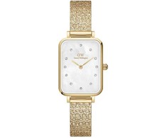 MOTERIŠKAS LAIKRODIS DANIEL WELLINGTON Quadro Lumine Pressed Piano 20mm DW00100582 + DĖŽUTĖ (zw519a)