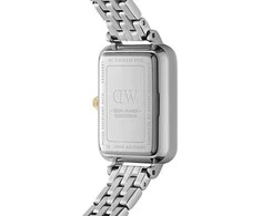 Moteriškas laikrodis DANIEL WELLINGTON Quadro Lumine 5 jungčių dviejų tonų 20 mm DW00100625 + BOX (zw519f)