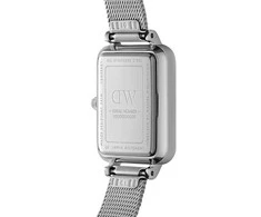 Moteriškas laikrodis DANIEL WELLINGTON Quadro Sidabrinis Mesh DW00100667 + BOX (zw519k)