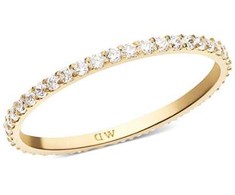 Daniel Wellington Žvilgantis auksu padengtas žiedas su kubiniu cirkoniu Mirelle DW0040157