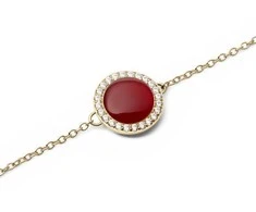 Daniel Wellington Stilinga paauksuota apyrankė su agatu ir kristalais DW00401422