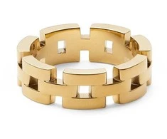 Daniel Wellington Stilingas paauksuotas trijų grandžių žiedas DW0040099