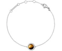 Daniel Wellington Stilinga apyrankė su tigro akimi ir kristalais DW00401439