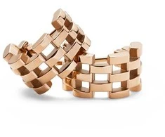 Daniel Wellington Stylish bronze earrings 5-Link DW00400960