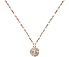 Daniel Wellington Stylish bronze pakabukas with glittering ball Pavé DW00400625
