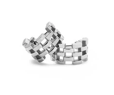 Daniel Wellington Stilingi plieniniai auskarai su 5 grandinėlėmis DW00401020