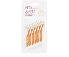 Mediblanc Tarpdančių šepetėlis 0,7 mm geltonas 6 vnt.