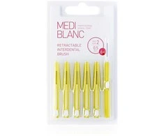Mediblanc Interdental retractable brushes 0.5 mm 6 pcs