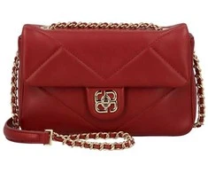 David Jones Dámská crossbody kabelka CM7309-1 Dark Raudona