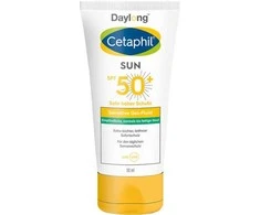 Daylong Apsaugos nuo saulės gelio skystis jautriai ir riebiai odai SPF 50+ Cetaphil Sun (Sensitive Gel-Fluid) 50 ml