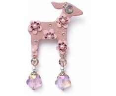 Deers Mini brooch doe Rose