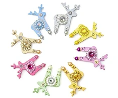 Deers Miss Goldie deer mini brooch