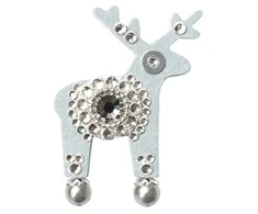 Deers Miss Pilkas's deer mini brooch