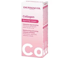 Dermacol Collagen Eye &amp; Lip Intensive Rejuvenating Kreminis kremas akių ir lūpų zonoms, 15 ml