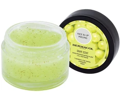 Dermacol Face &amp; Lip Peeling Grape Scent Peeling moterims, 50 g