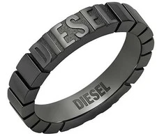 Diesel Modern juodas steel ring DX1612060