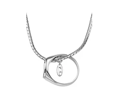 Diesel Modern Ring Pendant Necklace DX1644040
