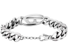Diesel Stylish men´s steel bracelet DX1432040