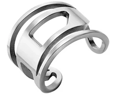 Diesel Stylish open steel ring DX1548040