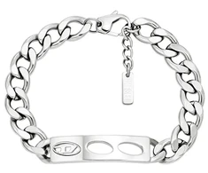 Diesel Stylish unisex steel bracelet D Logo DX1663040