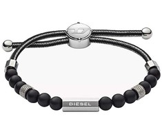 Diesel Tekstilinė apyrankė su agato karoliukais DX1151040