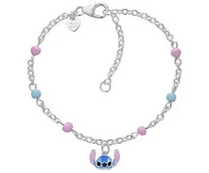 Disney Tinkanti sidabrinė apyrankė Stitch Mini BS00101SL-47.CS