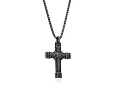 Diverse Juodas plieno karoliai vyrams Cross N1000520