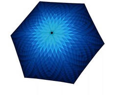 Doppler Women's folding umbrella Carbonsteel Mini Slim Fusion mėlynas 722865FU01
