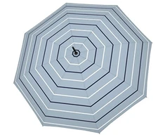 Doppler Fiber Flex AC Classy Mėlyna Pole Umbrella 740765CY02